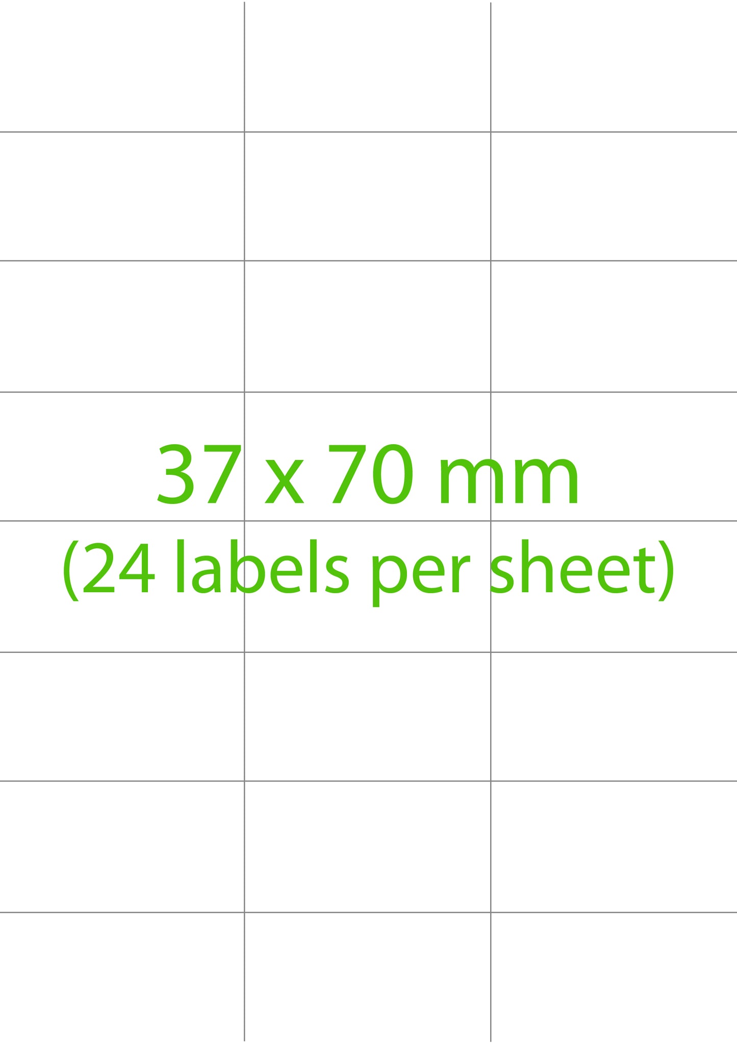 Printed Address Labels