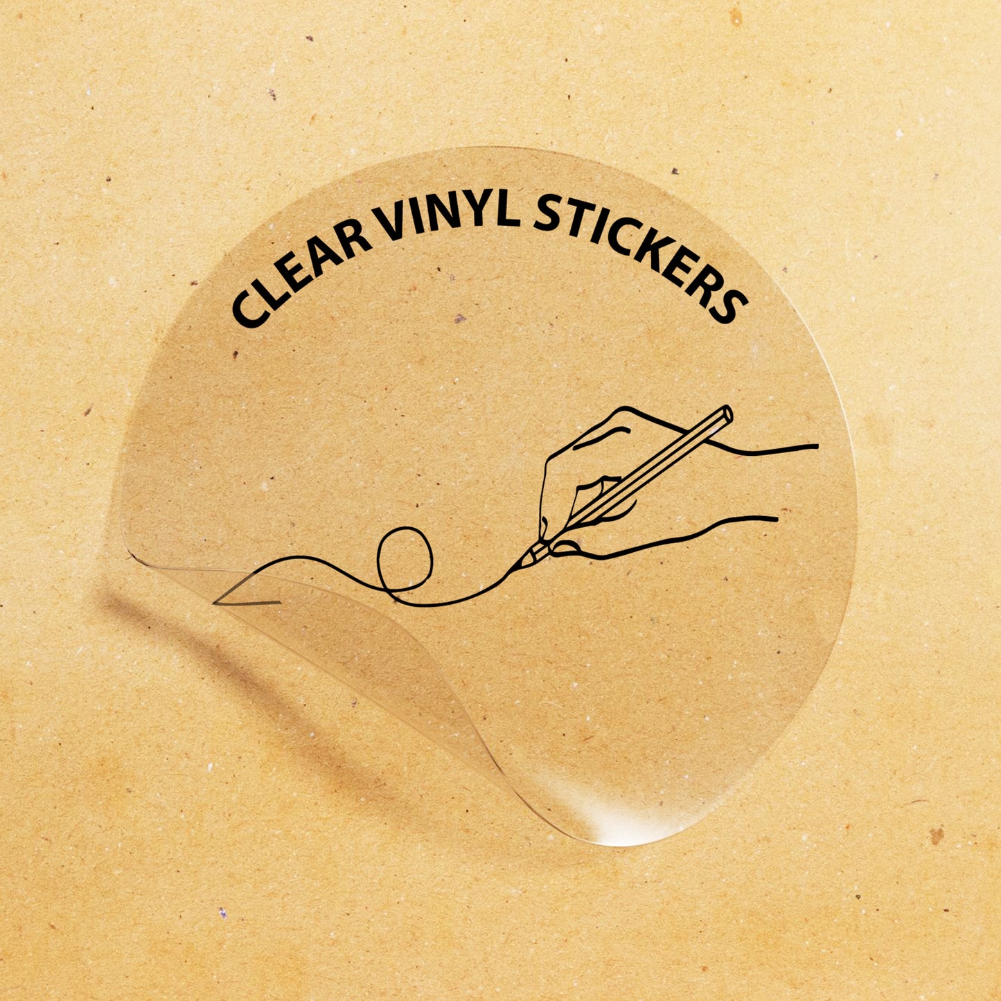 Clear Transparent Vinyl Stickers