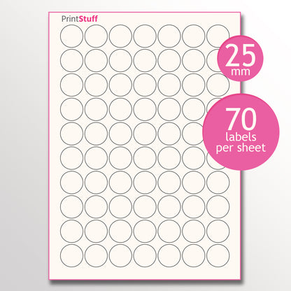 Paper Stickers - Circular Shape