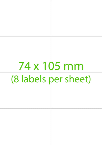 Paper Stickers - Rectangle Shape