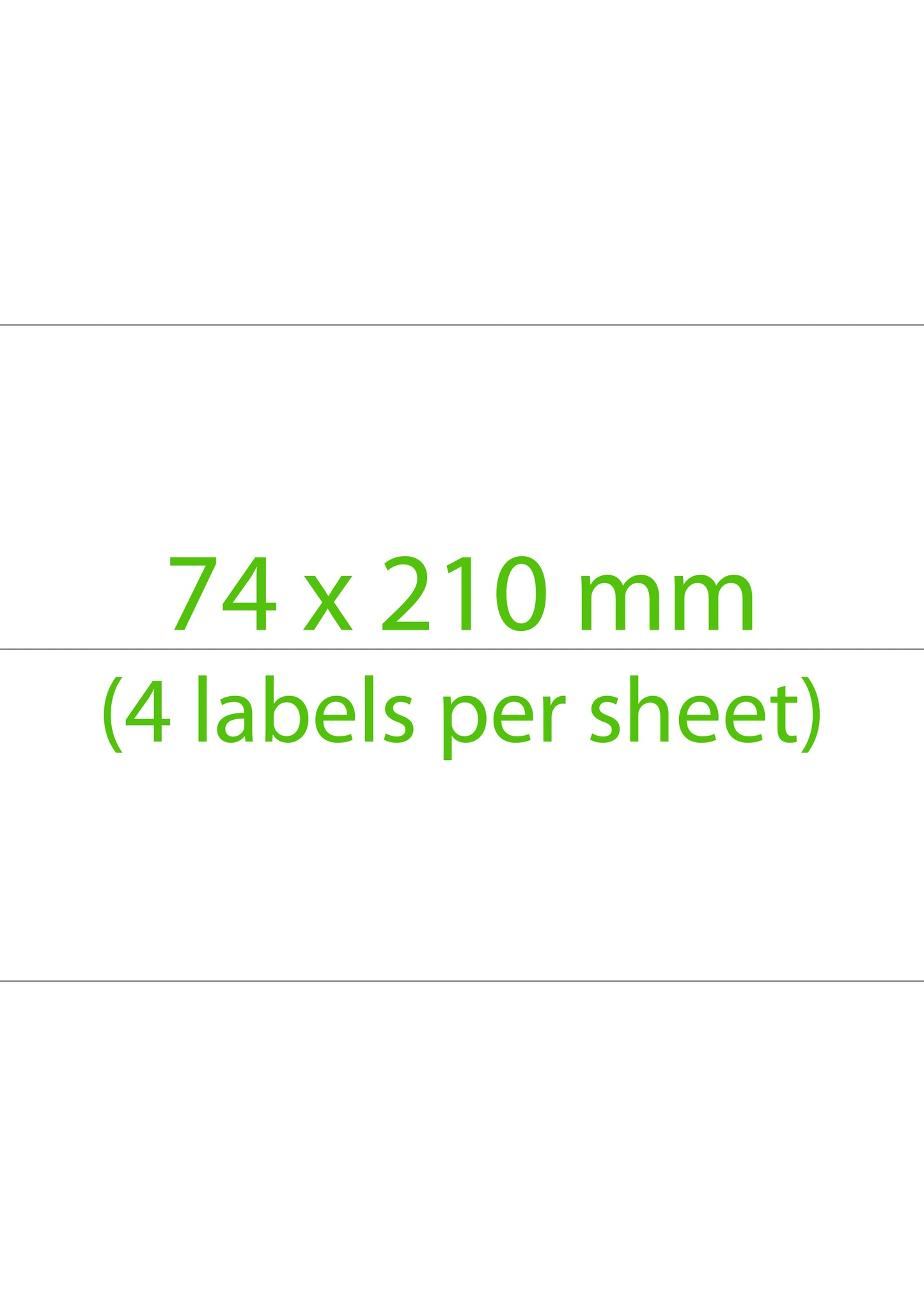 Paper Stickers - Rectangle Shape