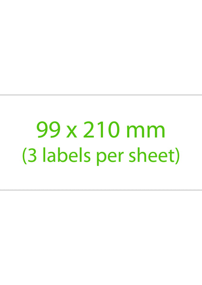 Paper Stickers - Rectangle Shape