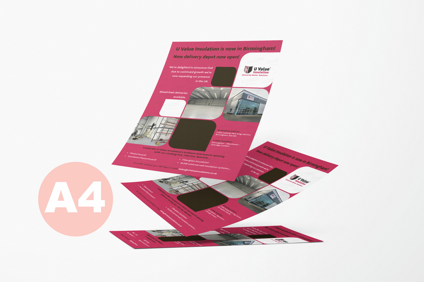 A4 Flyers on Uncoated Eco Paper & Card
