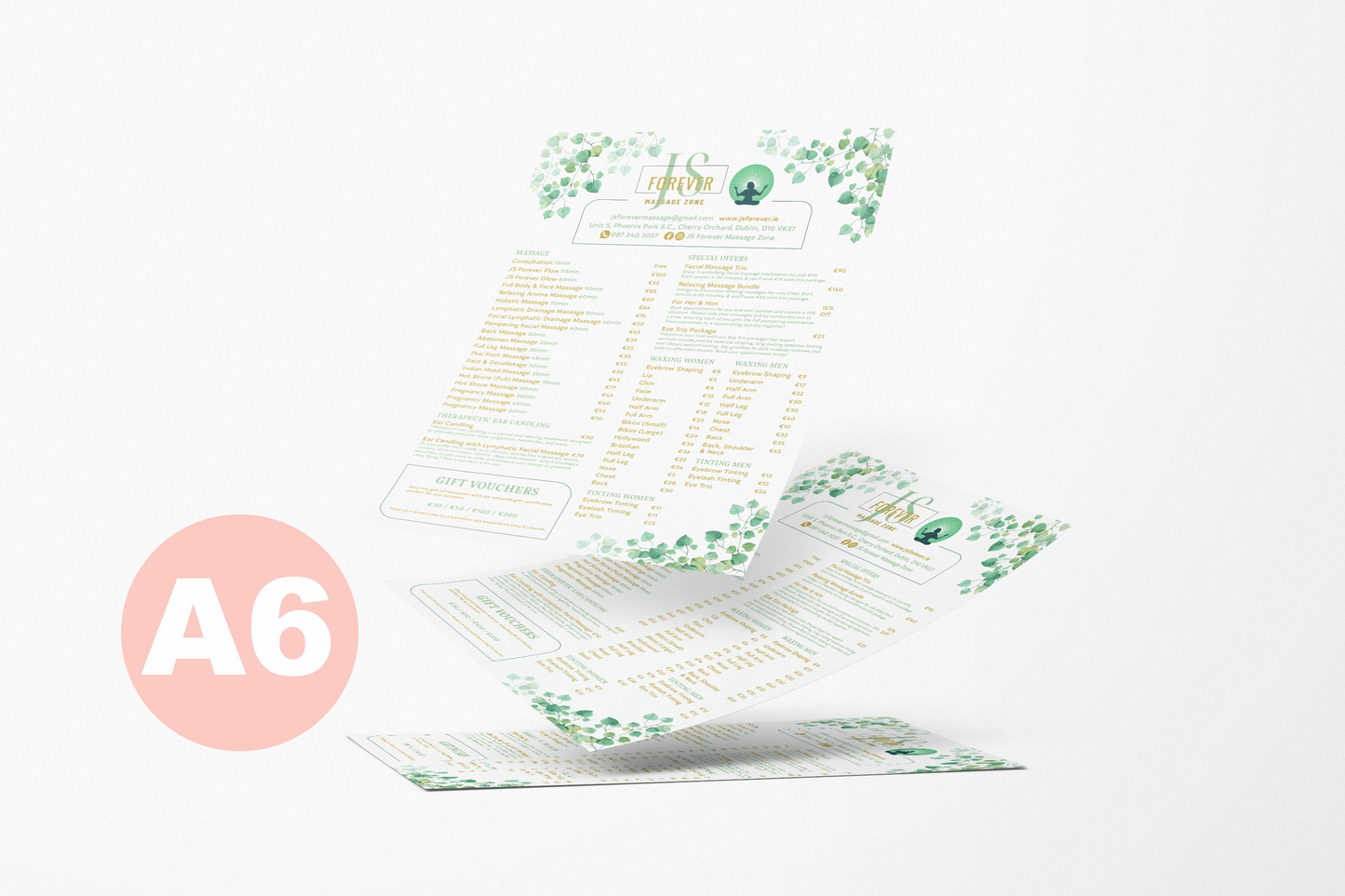 A6 Flyers Uncoated Eco Paper & Card