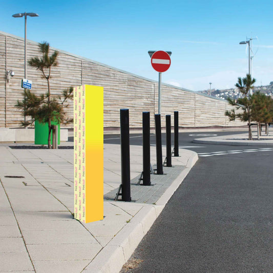 Bollard Toblerone Signs