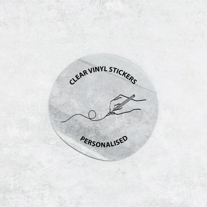 Clear Transparent Vinyl Stickers