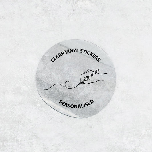 Clear Transparent Vinyl Stickers