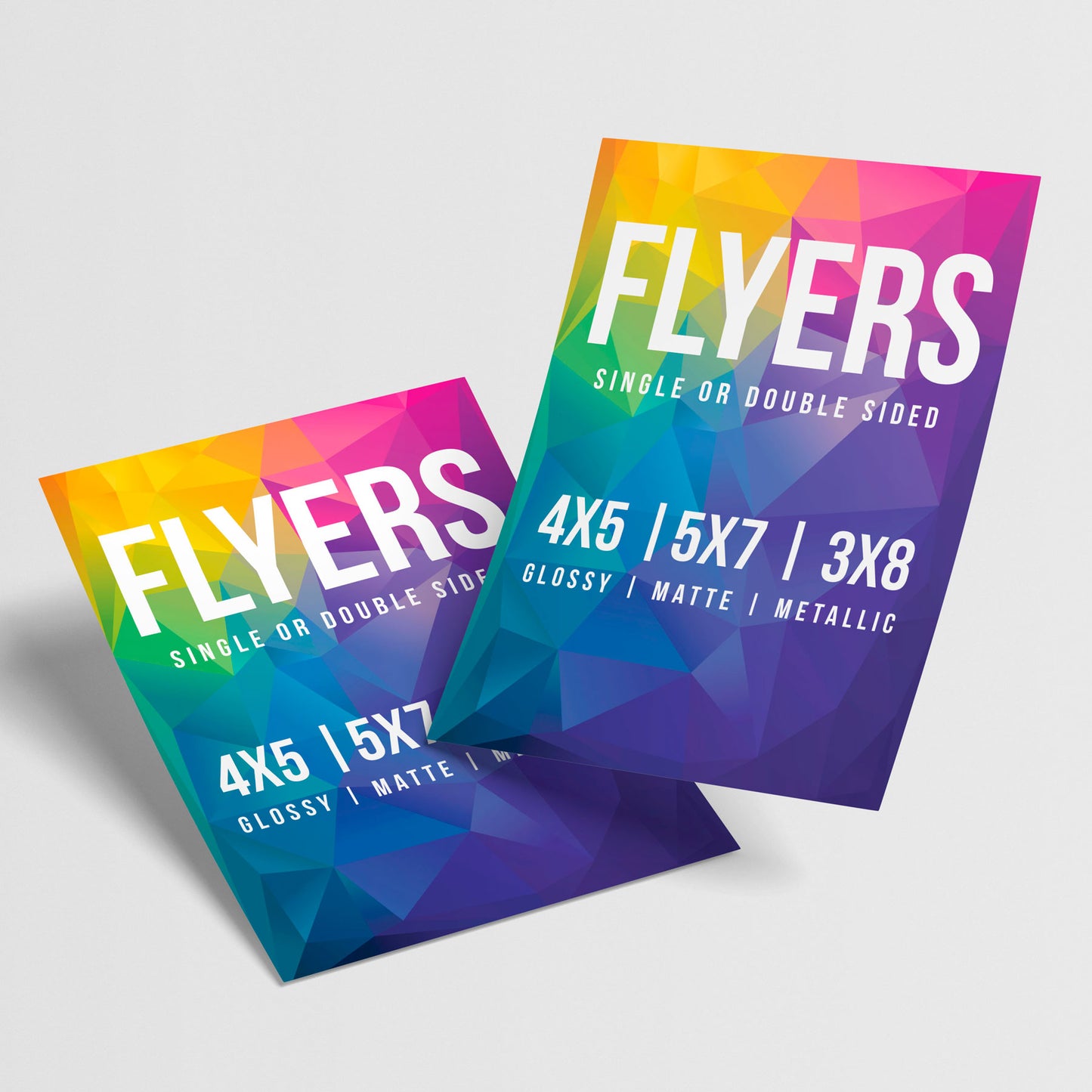A6 Flyers on Silk Paper & Card
