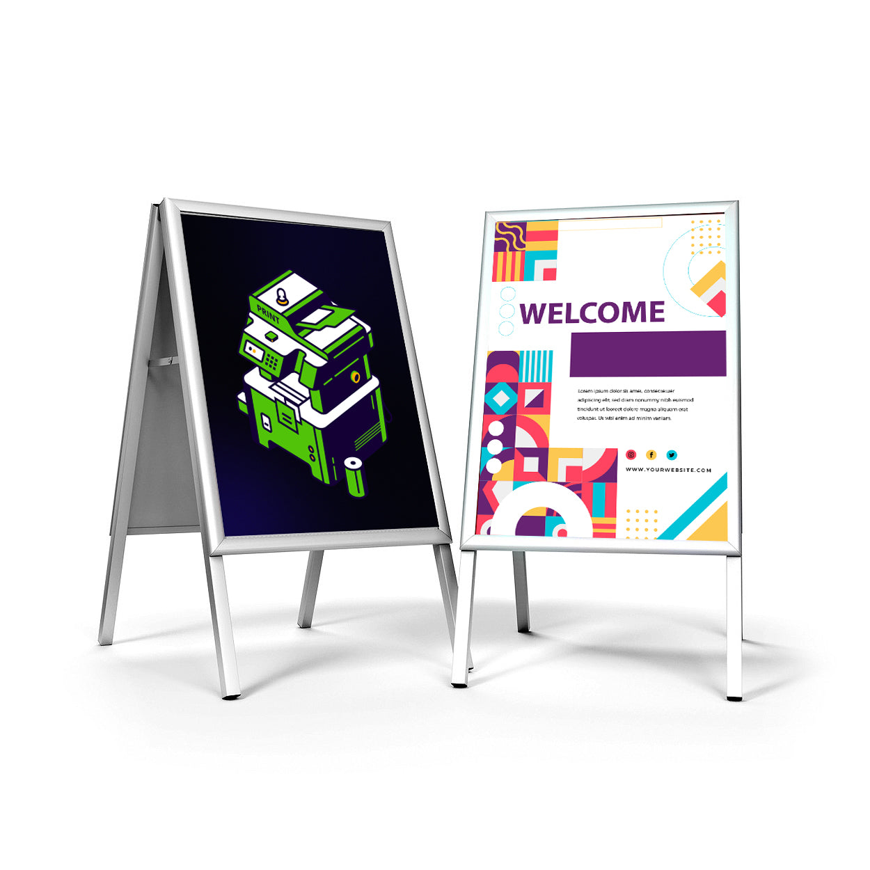A-Frame Pavement Sign