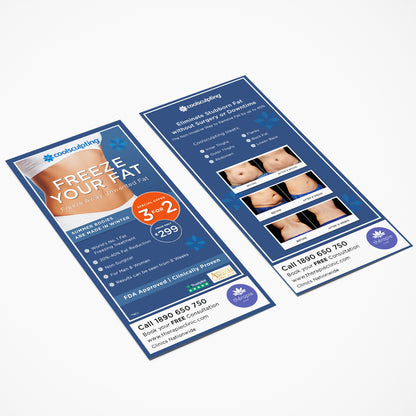 DL Flyers on Silk Paper & Card