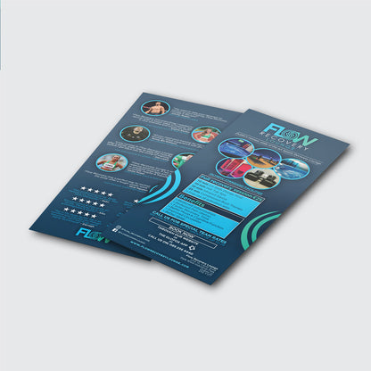 DL Flyers on Silk Paper & Card