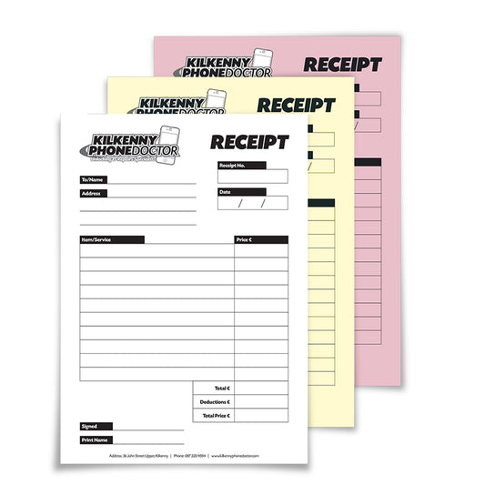 Duplicate NCR Books (2 Part)