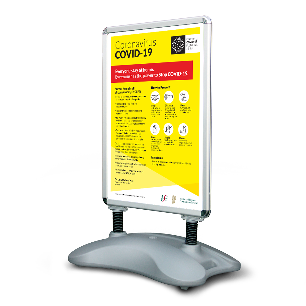 A1 Waterbase Sign Black / Silver