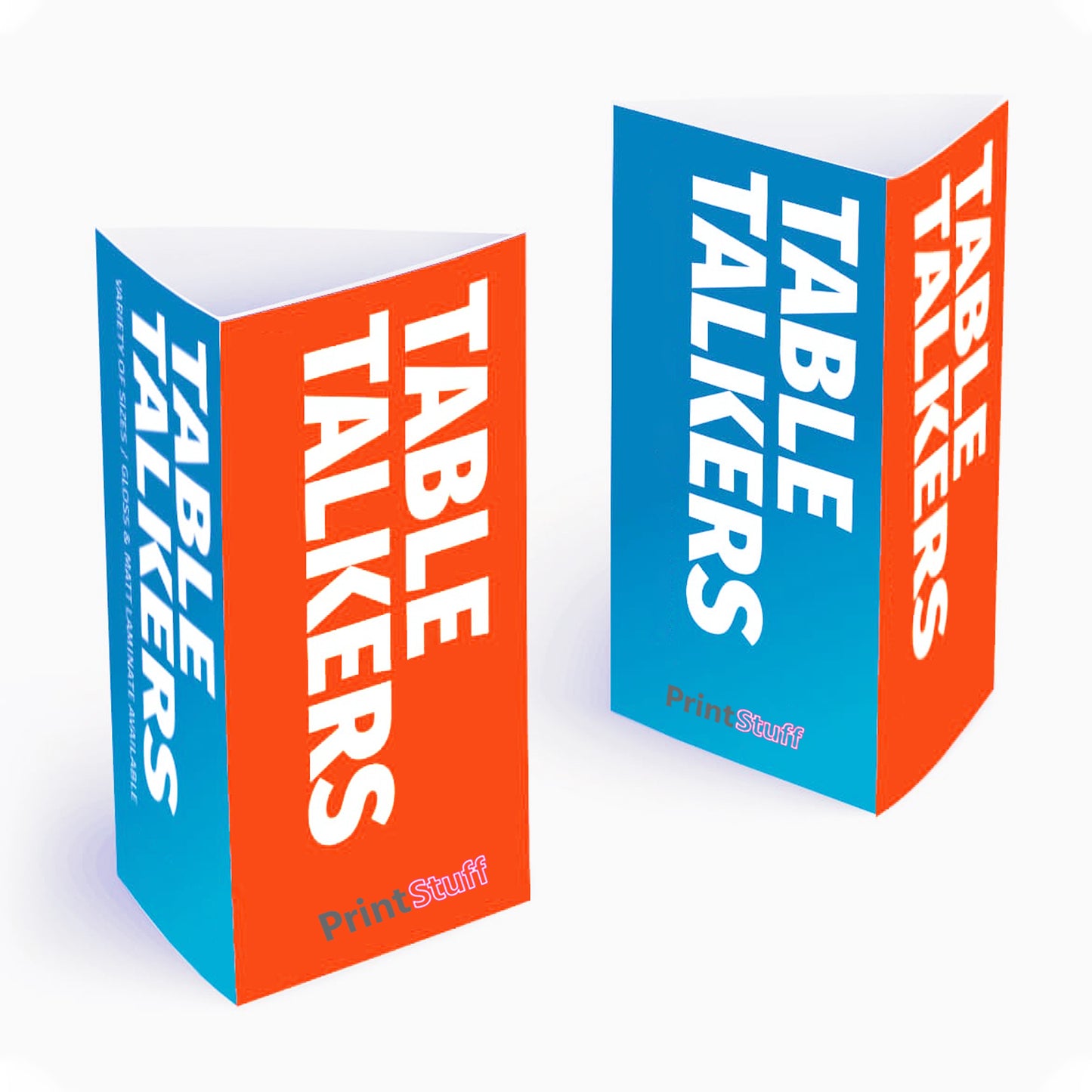 Table Talkers Tri Cards